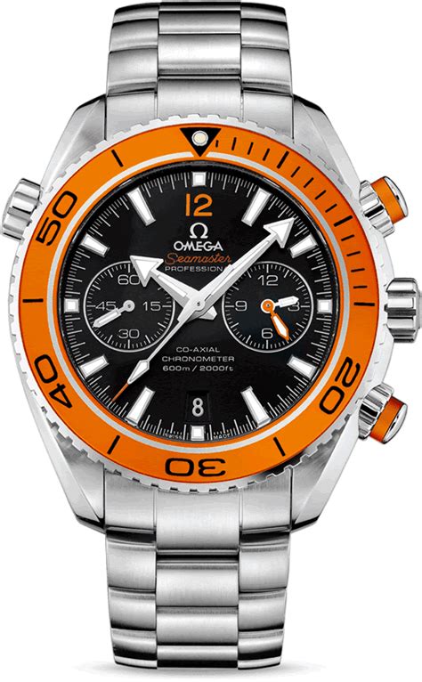 omega planet ocean orange replica|omega planet ocean chronograph orange.